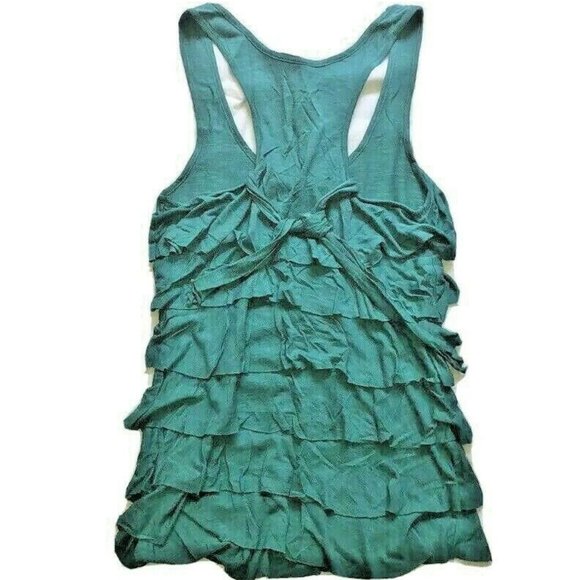 Eyeshadow Layered Ruffled Racerback Tank - Picture 4 of 7